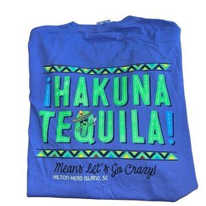NWOT Comfort Colors - Hilton Head Island Hakuna Tequila! Destination Tee - 2XL
